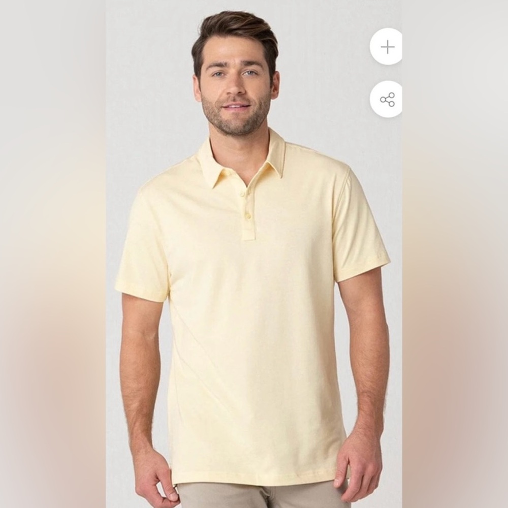 Swet Tailor All In Polo in Light Yellow